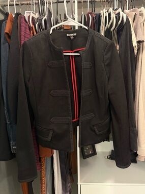 Express Small Classic Military Style Blazer